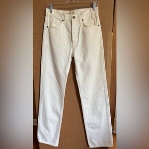 Nili Lotan Women’s Straight Cream Jeans Size 25 NWT